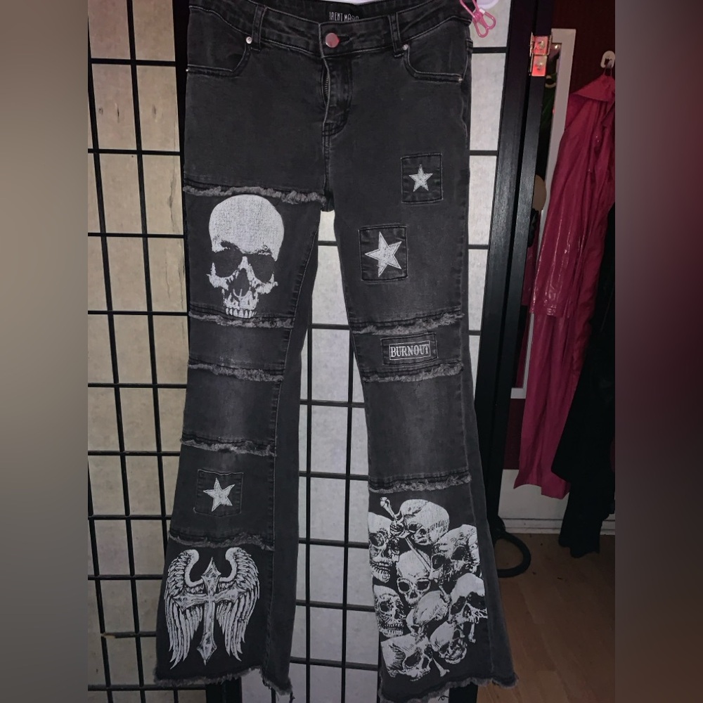 DollsKill current mood CHAOS ROADS DENIM JEANS